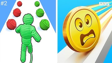 Rope Man Run | Coin Rush - All Levels Walkthrough Gameplay Android,iOS A4T4