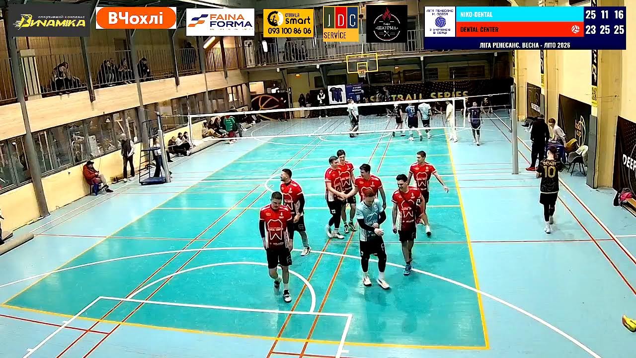 ЛІГА РЕНЕСАНС 2026. 08.03.2026 ЧОЛОВІЧА ЛІГА PRO.  NIKO-DENTAL - DENTAL CENTER
