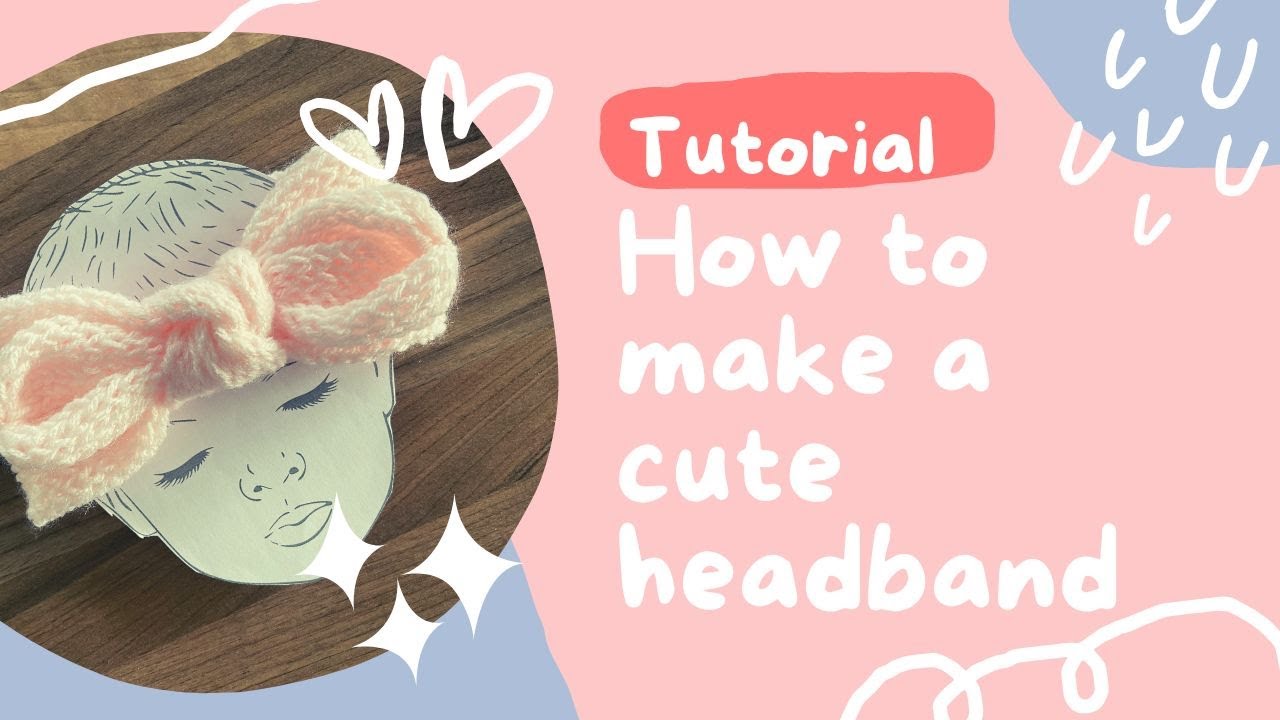 Knitting Machine 22 Pin Headband for baby and Toddler | Super cute little bow headband