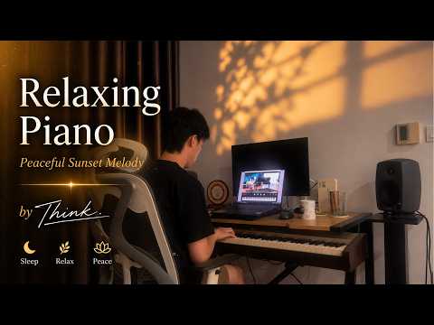 Relaxing Piano – Peaceful Sunset Melody | Think
