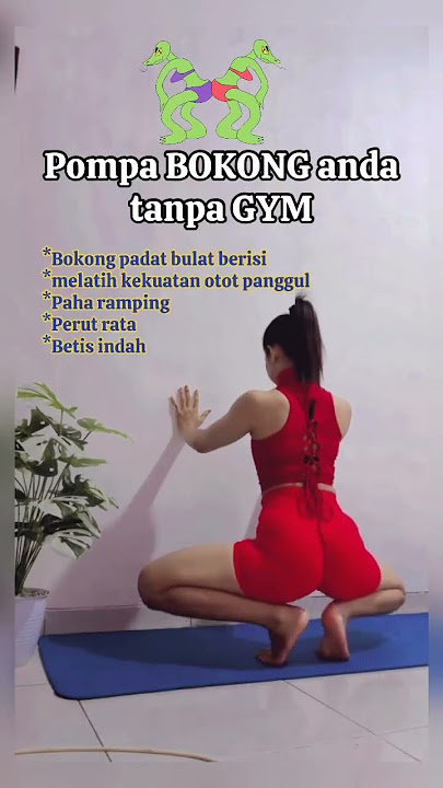 yukk Pompa Bokong Anda Tanpa GYM!!! #shorts #gym #tiktokvideo semok