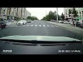 Car Crashes Into Two Vehicles Stopped at Red Light