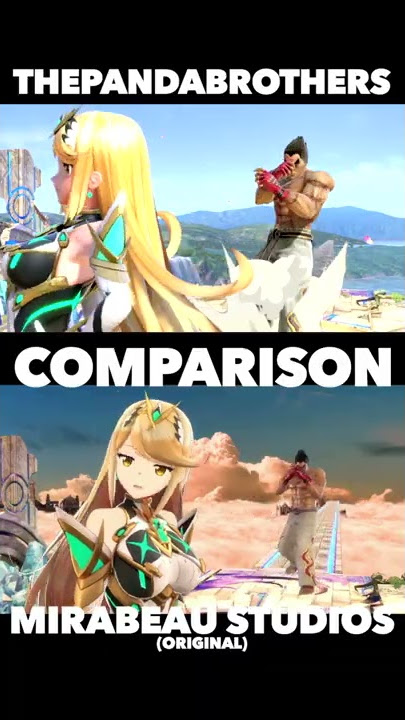 Pyra Does A Flip But In Smash Comparison