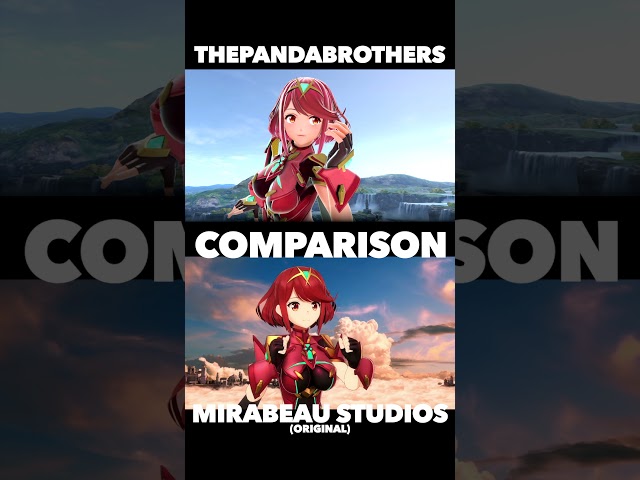 Pyra Does A Flip But In Smash Comparison class=