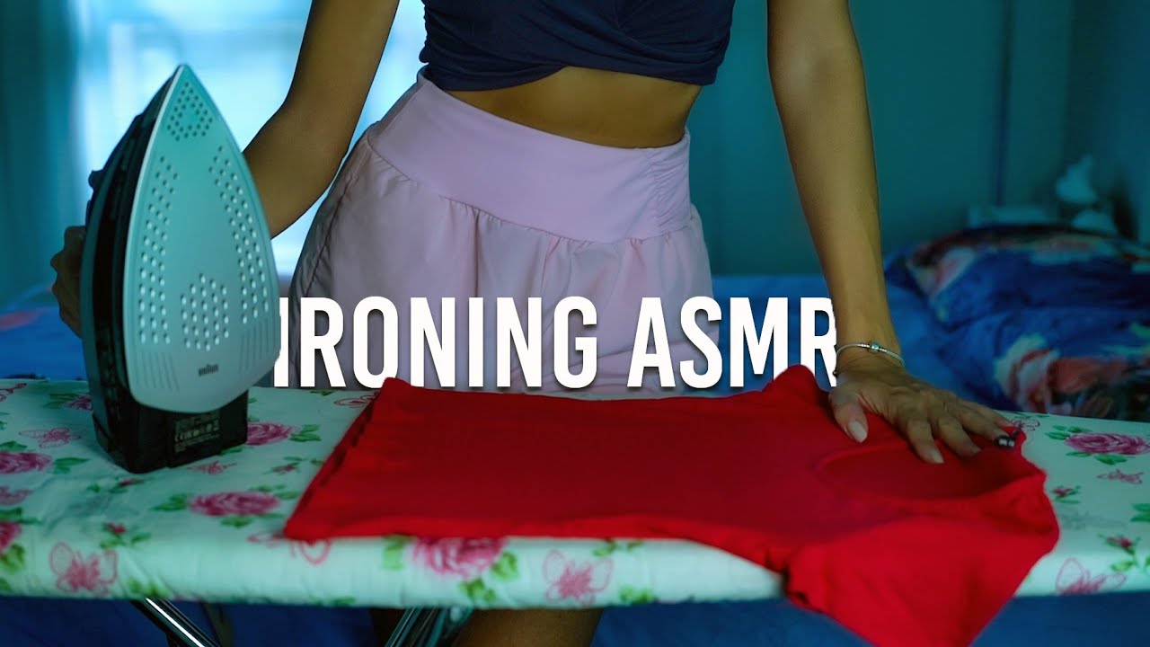 ASMR 👔 STIRO e ti RILASSO • IRONING (Whispering e Suoni del Ferro da Stiro)