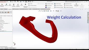 Weight calculation of any material part. How to calculate weight ?
