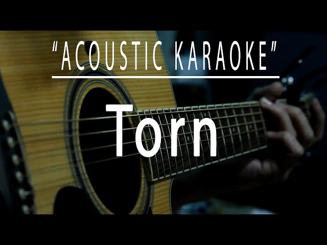 Torn - Natalie Imbruglia (Acoustic karaoke) class=