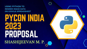 Pycon India 2023 Proposal - Image to Google Sheet