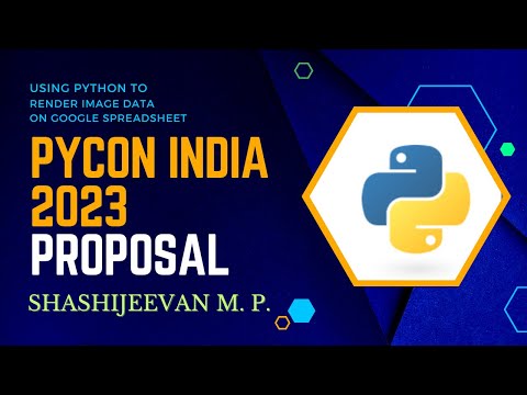 Pycon India 2023 Proposal - Image to Google Sheet