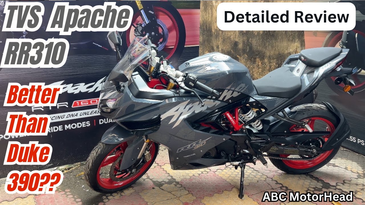 TVS Apache RR 310 Updated Model Detailed Review - Better Than Duke 390 ...