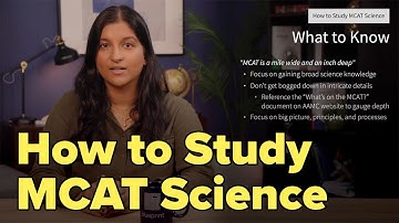 How To Study for the MCAT | MCAT Study Strategies for Detail-Heavy Content and MCAT Science