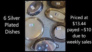 Silver Recovery from Goodwill Silver Plated Dishes (silver stripping solution)
