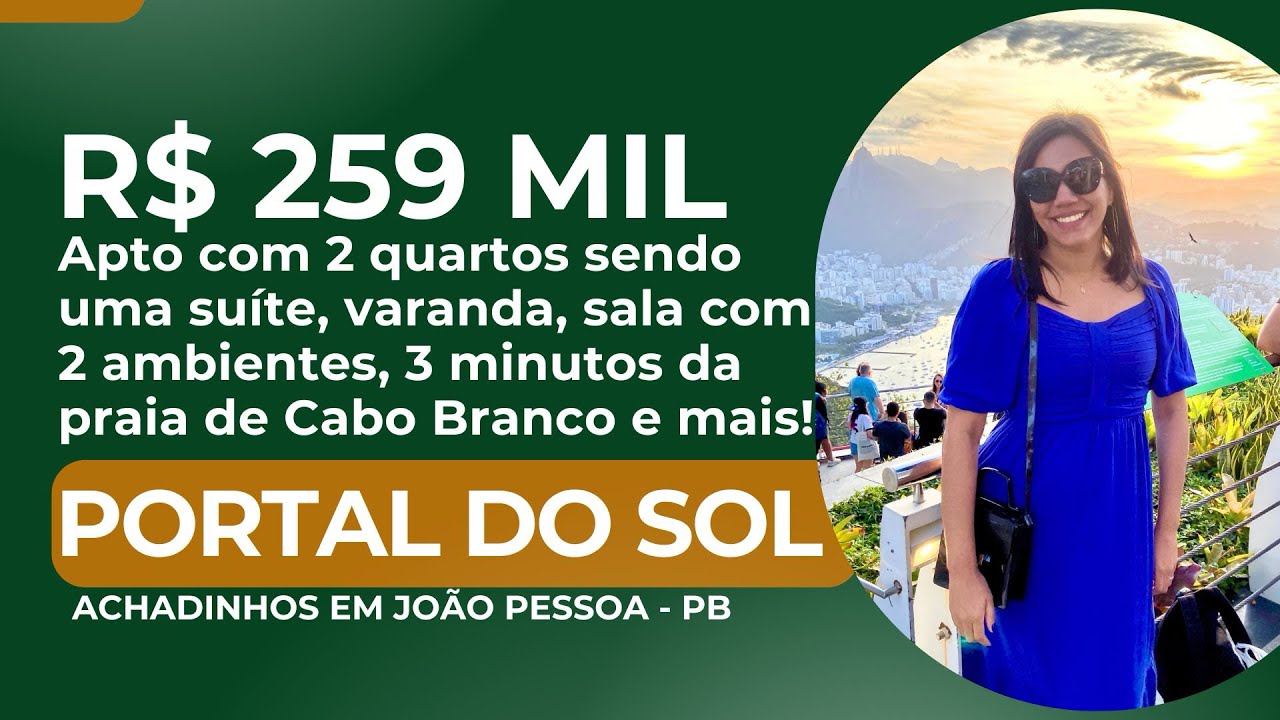 DE R$ 259 MIL ❌ BAIXOU O PREÇO R$ 245 MIL ✅ APTO A 3 MINUTOS  DE CABO BRANCO EM JOÃO PESSOA-PB