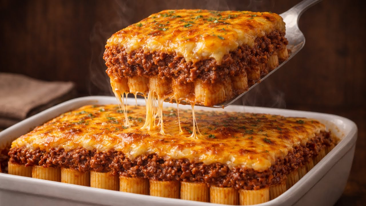 This PASTA Recipe Surprised Everyone l Ultra Cheesy Rigatoni Lasagna (Super Easy Recipe)