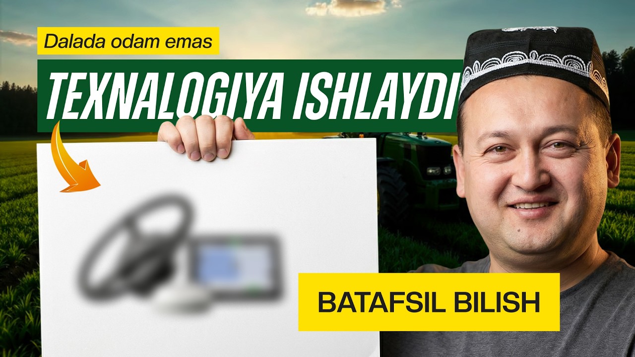 ''BIR KUNDA 60 GEKTAR YER HAYDAYMIZ''  MARDON AKAMIZ BILAN SUHBAT