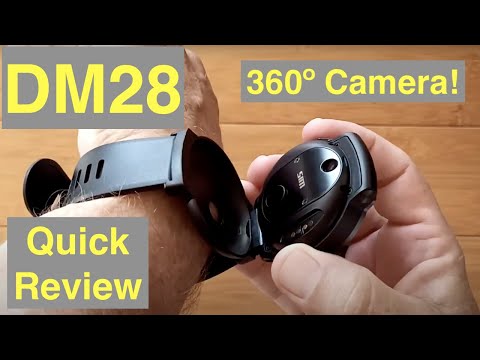 DM28 (like LEM13) 4G LTE Android 7.1.1 Radical Dual Camera, 360 Degree Smartwatch: Quick Overview