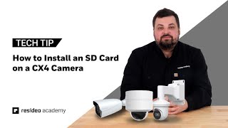 How to Install SD Cards in First Alert CX4 Cameras