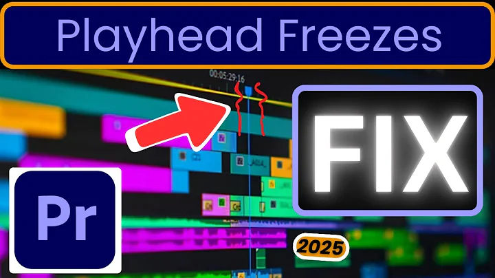 Adobe Premiere Pro Playhead not moving, stuttering glich fix.