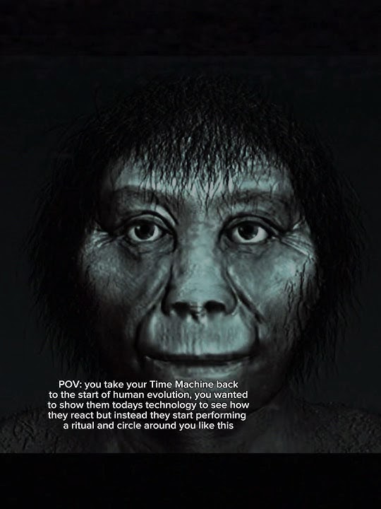 POV: you meet some early humans but something is off about them… #prehistoric #horror #neanderthal