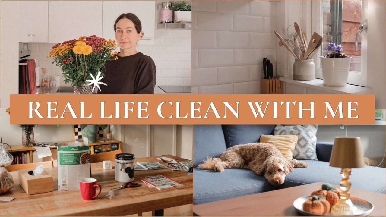 Realistic Clean With Me 🍂  | Messy House Reset After a Weekend | No Talking