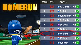 Trying To Hit A Home Run With EVERY Player! - Baseball 9 screenshot 5