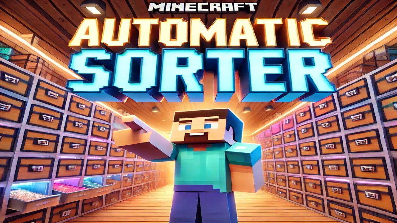 I made an Automatic Sorter Storage In Minecraft Hardcore 🔥 - YouTube