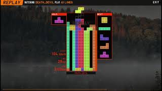 Tetr.IO - 40 Lines. Only T-Spin Doubles