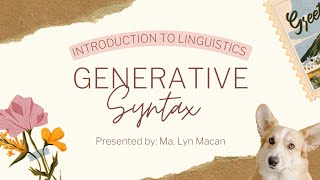 Generative Syntax