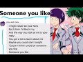 Someone you like/ my hero academia lyric prank izujirou