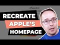 How to use wordpress gutenberg blocks to recreate the apple homepage