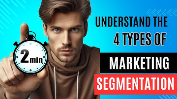 2 minute marketing tutorials  - What are the 4 types of segmentation?