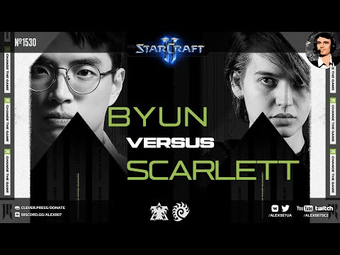 видео: СЛАДКАЯ ПАРОЧКА StarCraft II и Shopify: Выдающаяся дуэль ByuN vs Scarlett на TeamLiquid StarLeague 8