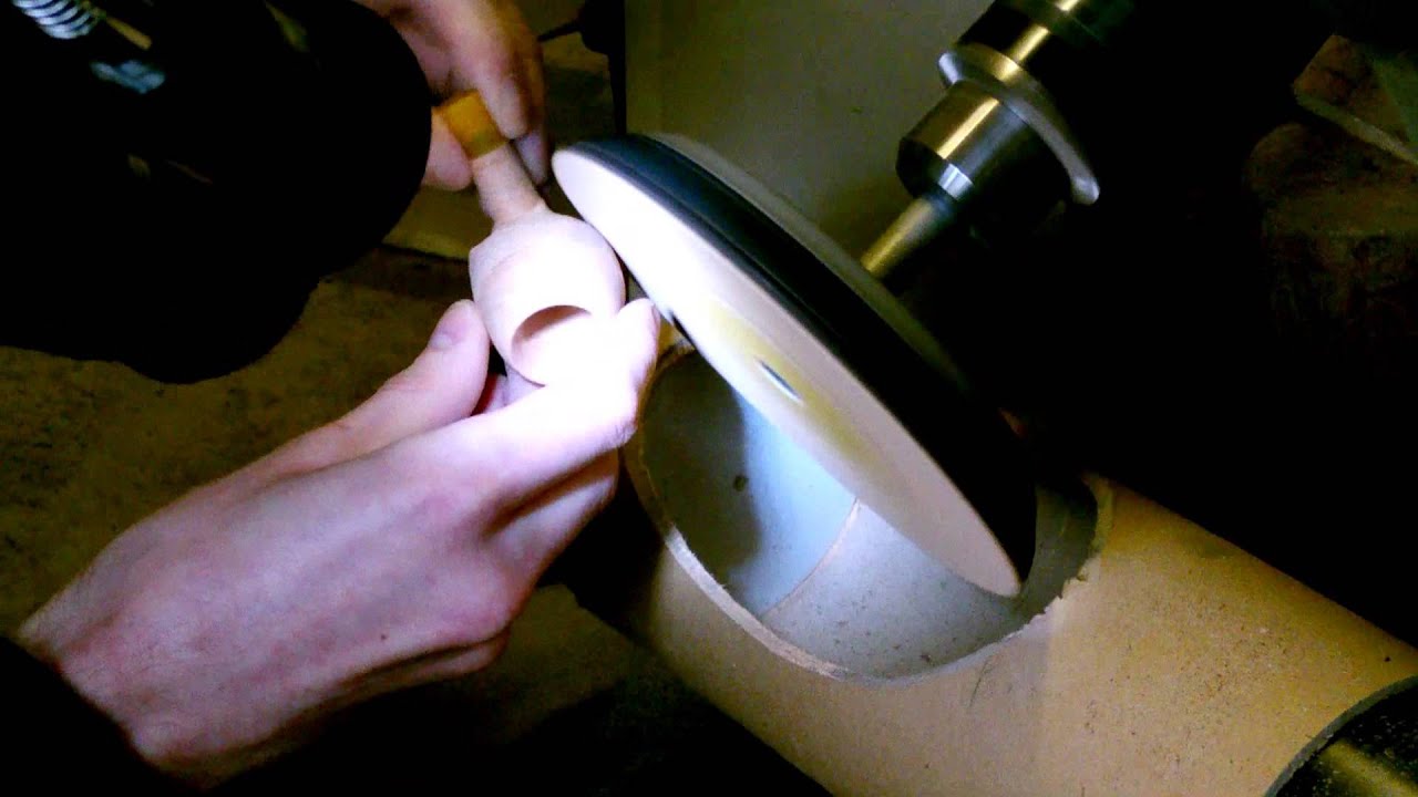 Askwith Pipes - Shaping At The Disc Sander.