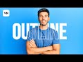 How to create an outline transparent text effect on vn video editor