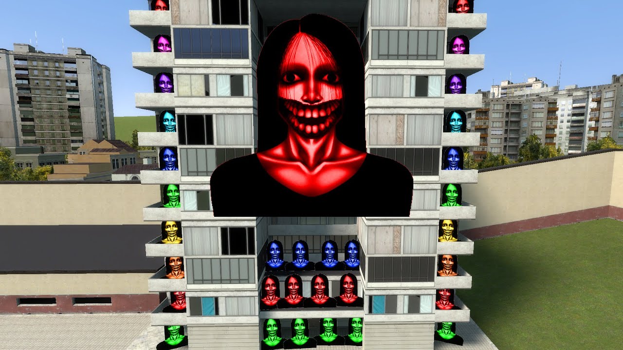 Kuchisake Nextbots full Color in the Contuct | Garry's Mod