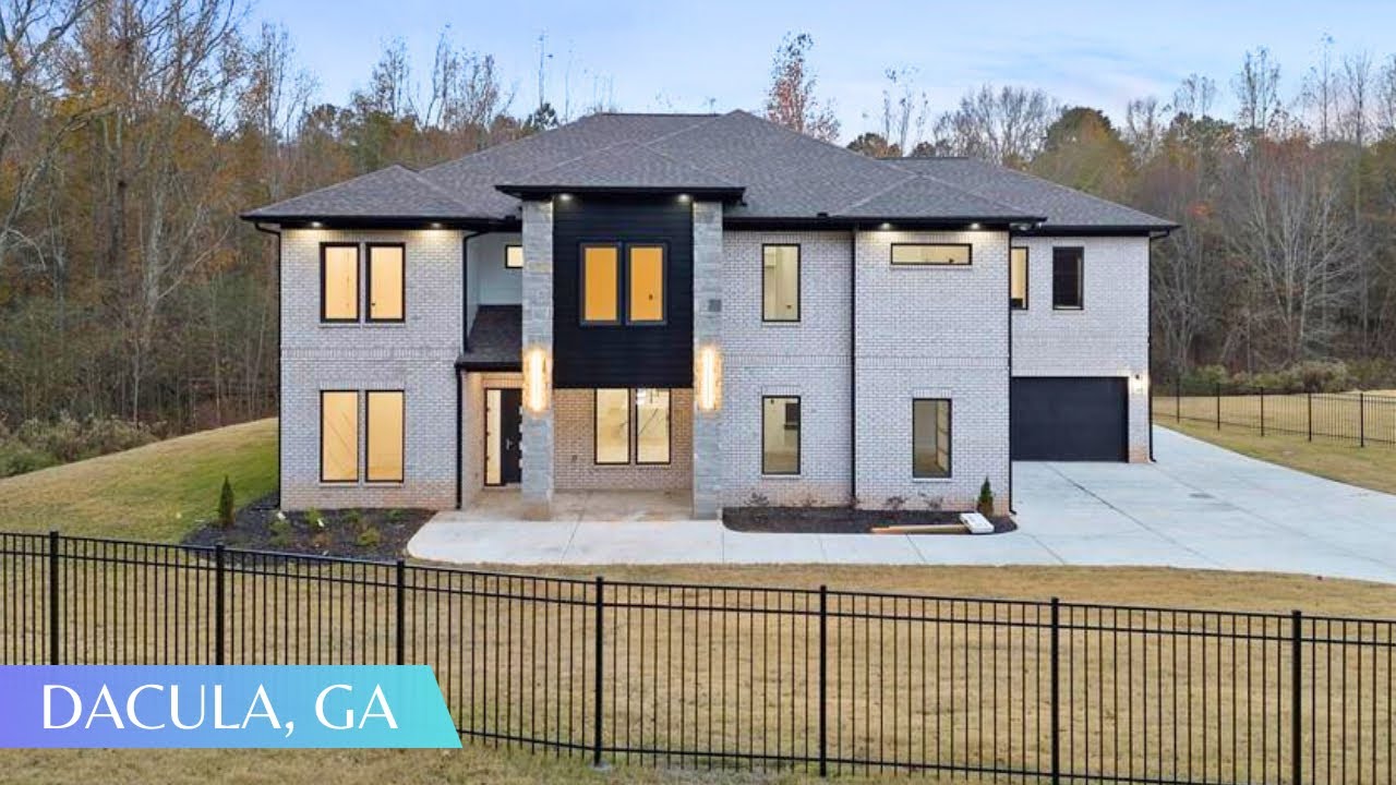 Роскошный шикарный дом на участке 3 акра со скрытой кладовой НА ПРОДАЖУ к северу от Атланты | 5 с...