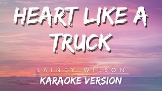 Lainey wilson - Heart Like A Truck (Karaoke Version) | Best Music 2023 Resimi