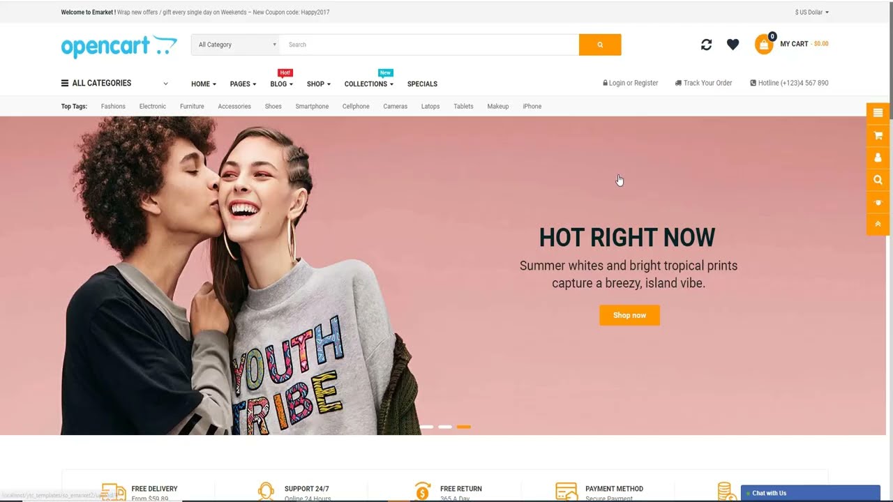 How To Install SO Emarket Opencart 4 Theme