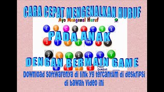 Software Game Mengenalkan Huruf screenshot 1