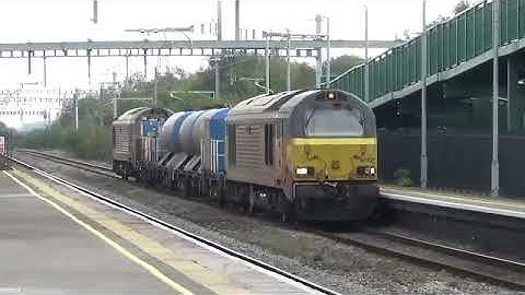 COLAS 67027,67023 ON 3S33 RHTT AT SEVERN TUNNEL JCT 141021
