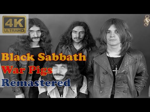 BLACK SABBATH - WAR PIGS (Remastered Audio) [4K Slideshow With Lyrics]