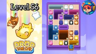 Drop the cat Level 56 – Puzzle Game Walkthrough & Solutions | Mobile Gameplay 