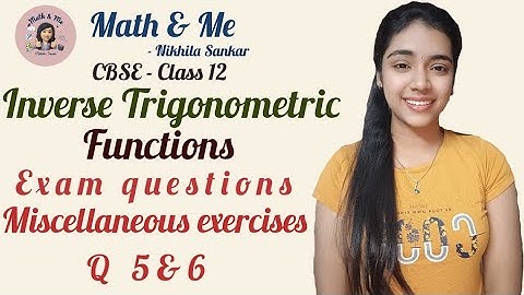 Miscellaneous Ex 5&6 LHS=RHS Inverse Trigonometric func #trigonometry #maths #mathematics #online