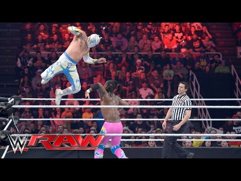 Neville & The Lucha Dragons vs. The New Day: Raw, February 22, 2016