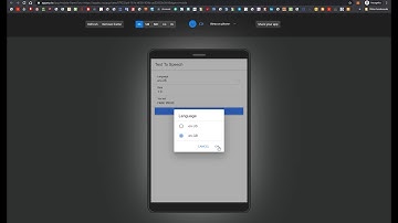 Appery.io Ionic 4 Text To Speech