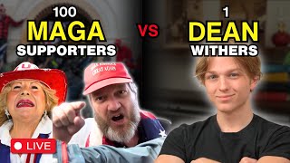 Can 1 Woke Teen Survive 100 Trump Supporters? Ep 1