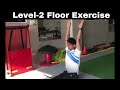 Mens gymnastics level2 floor exercise india   performed by afjal gymnast  gurugram gymnastic