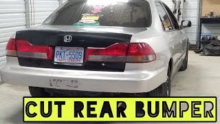 F20B CG5 Accord Gets Cut Rear Bumper