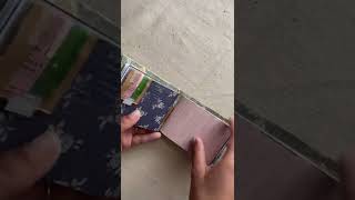 Mini JUNK JOURNAL flip thru! Semi-filled w wee pockets, tucks, and flips! Easy to fill bc wee