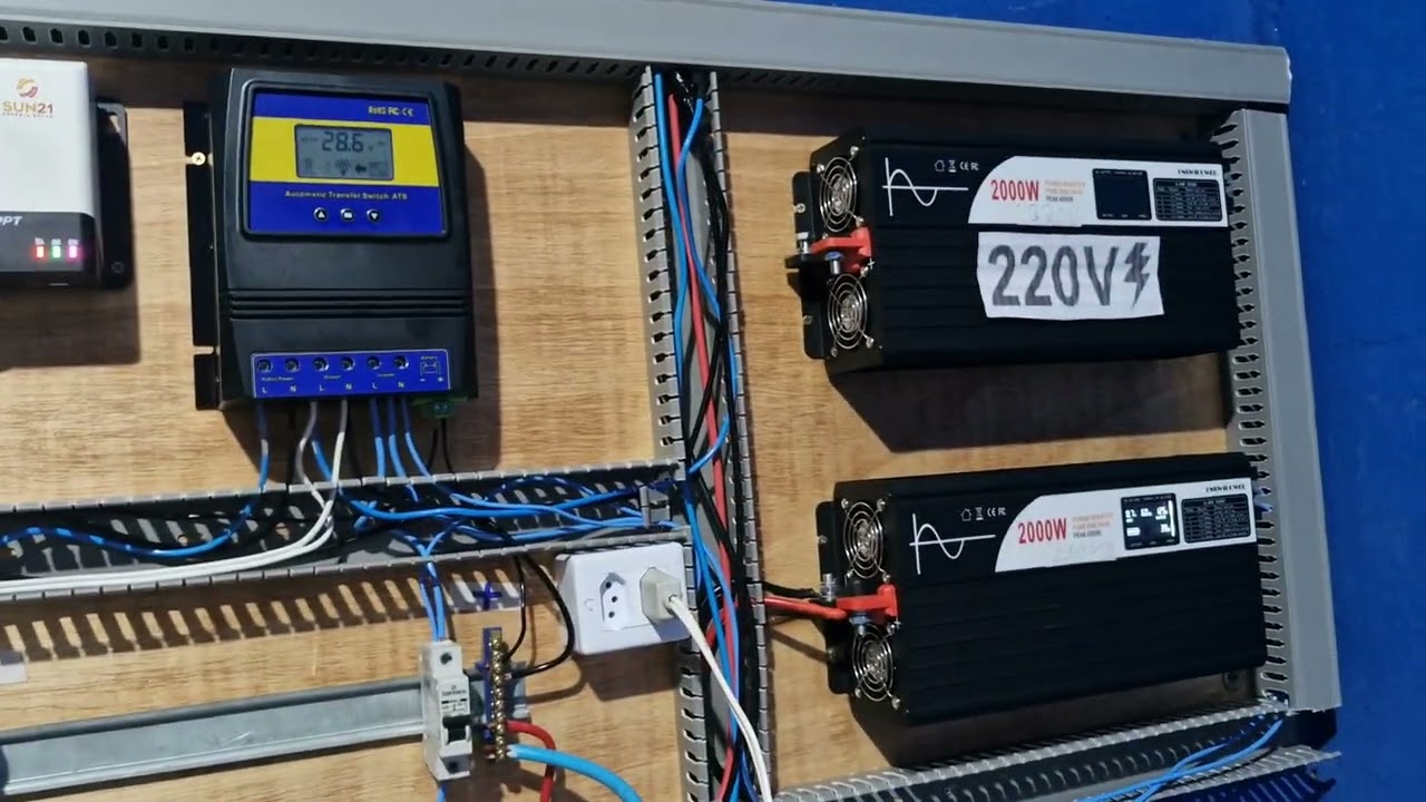 Meu primeiro sistema off grid 24v para a casa toda em contrução